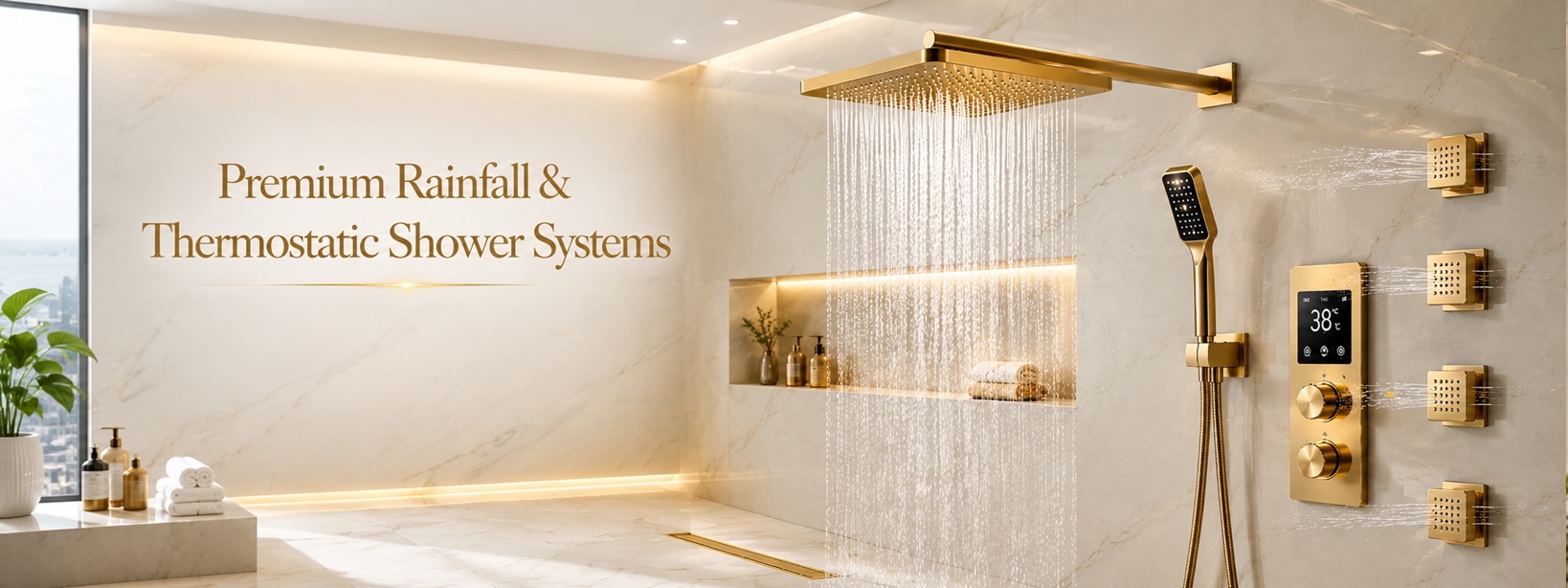 Premium Rainfall & Thermostatic Shower Systems